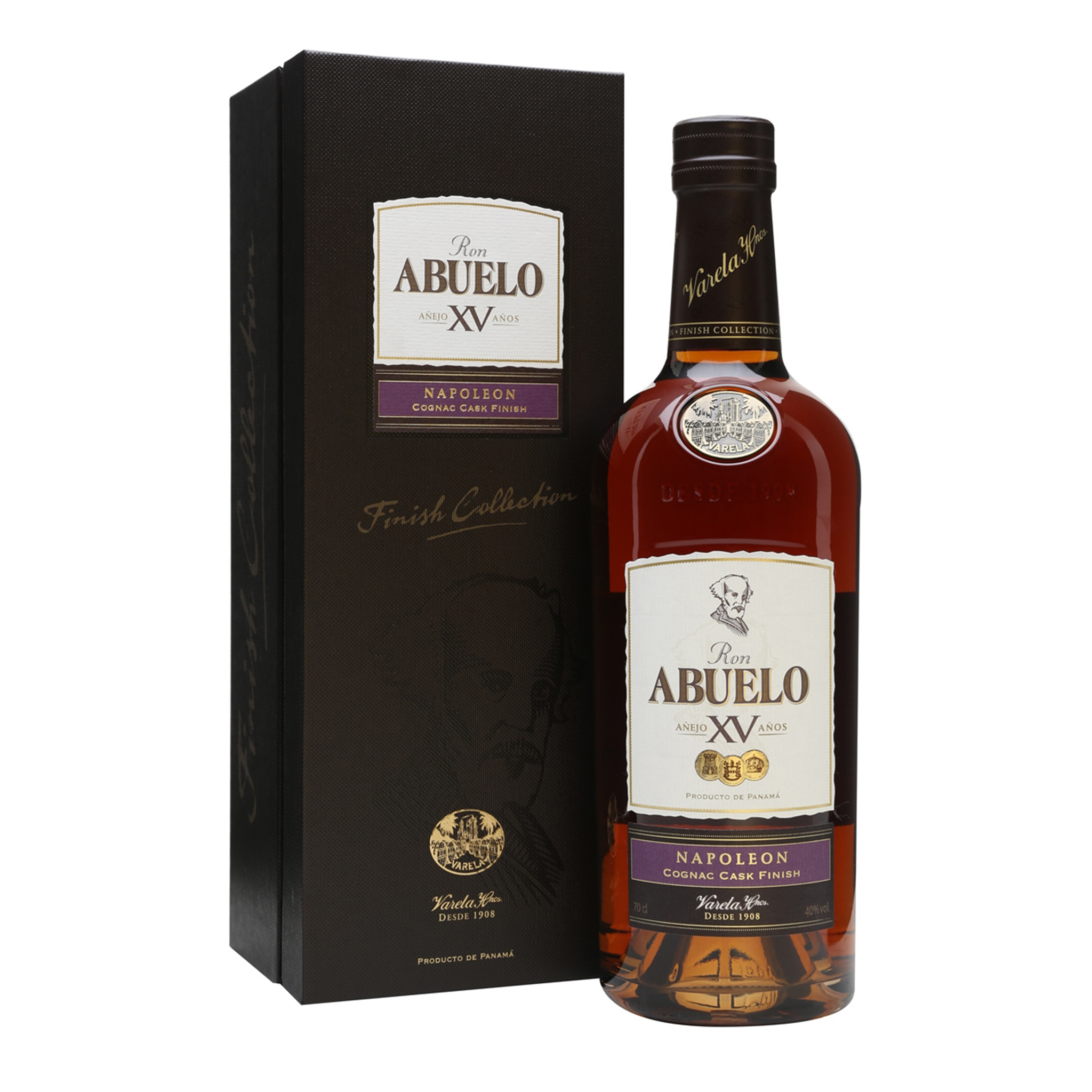 RON ABUELO XV AÑOS FINISH COLLECTION NAPOLEON x 750ML