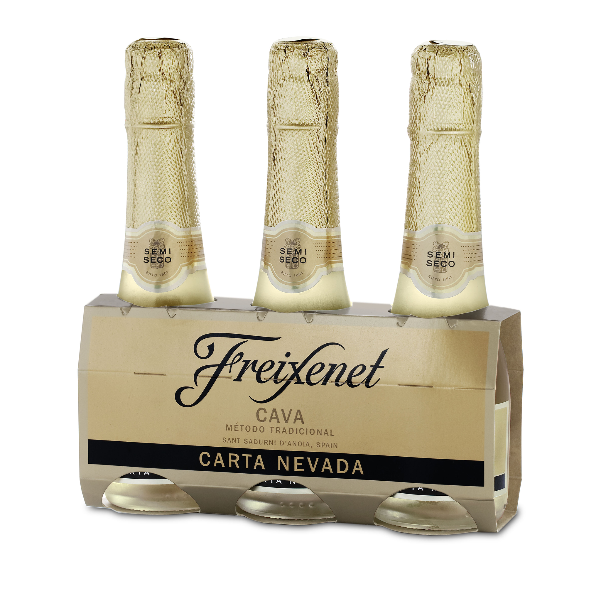 ESPUMANTE FREIXENET CARTA NEVADA SEMI SECO 200ML TRIPACK