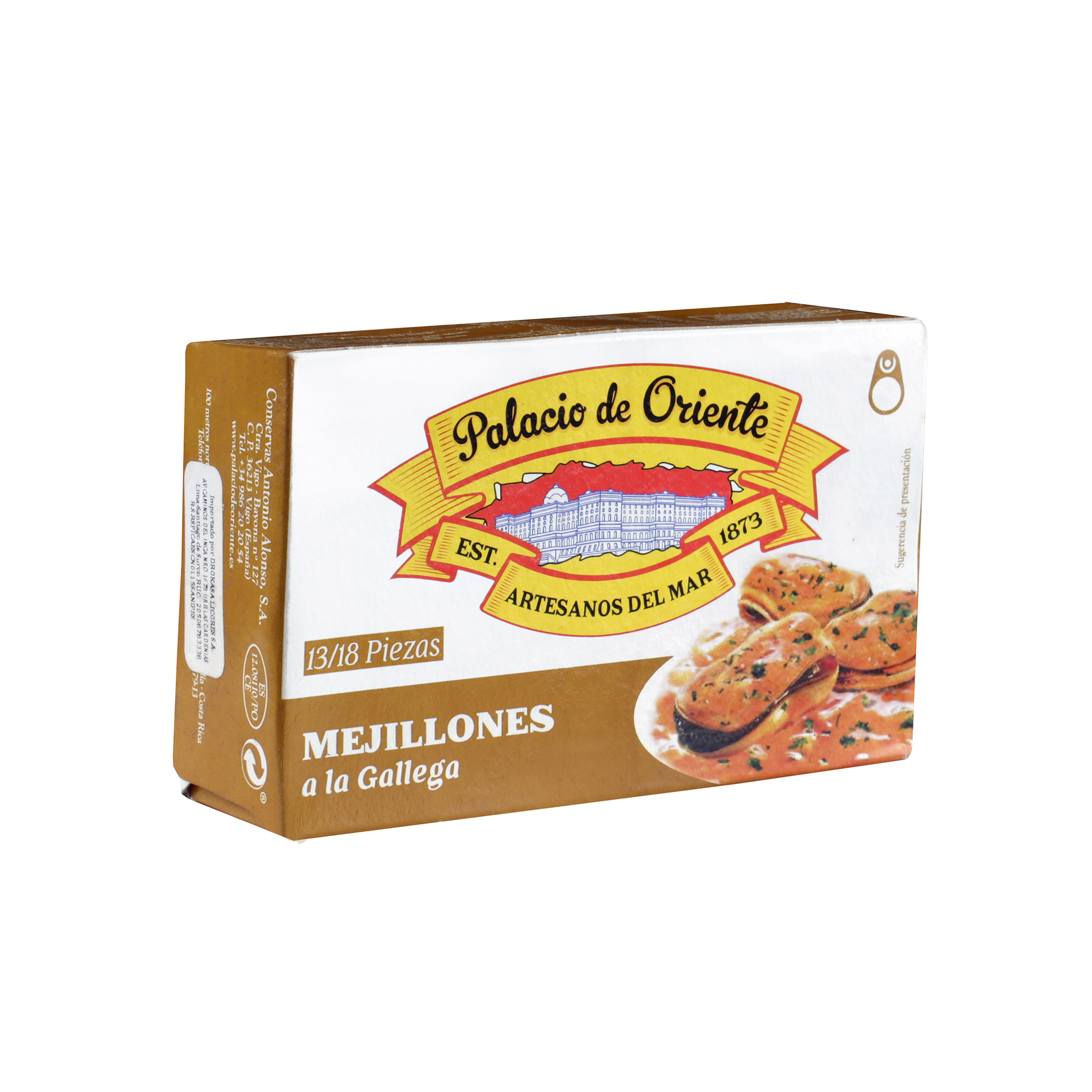 ENLATADO PALACIO DE ORIENTE MEJILLONES A LA GALLEGA x 111GR