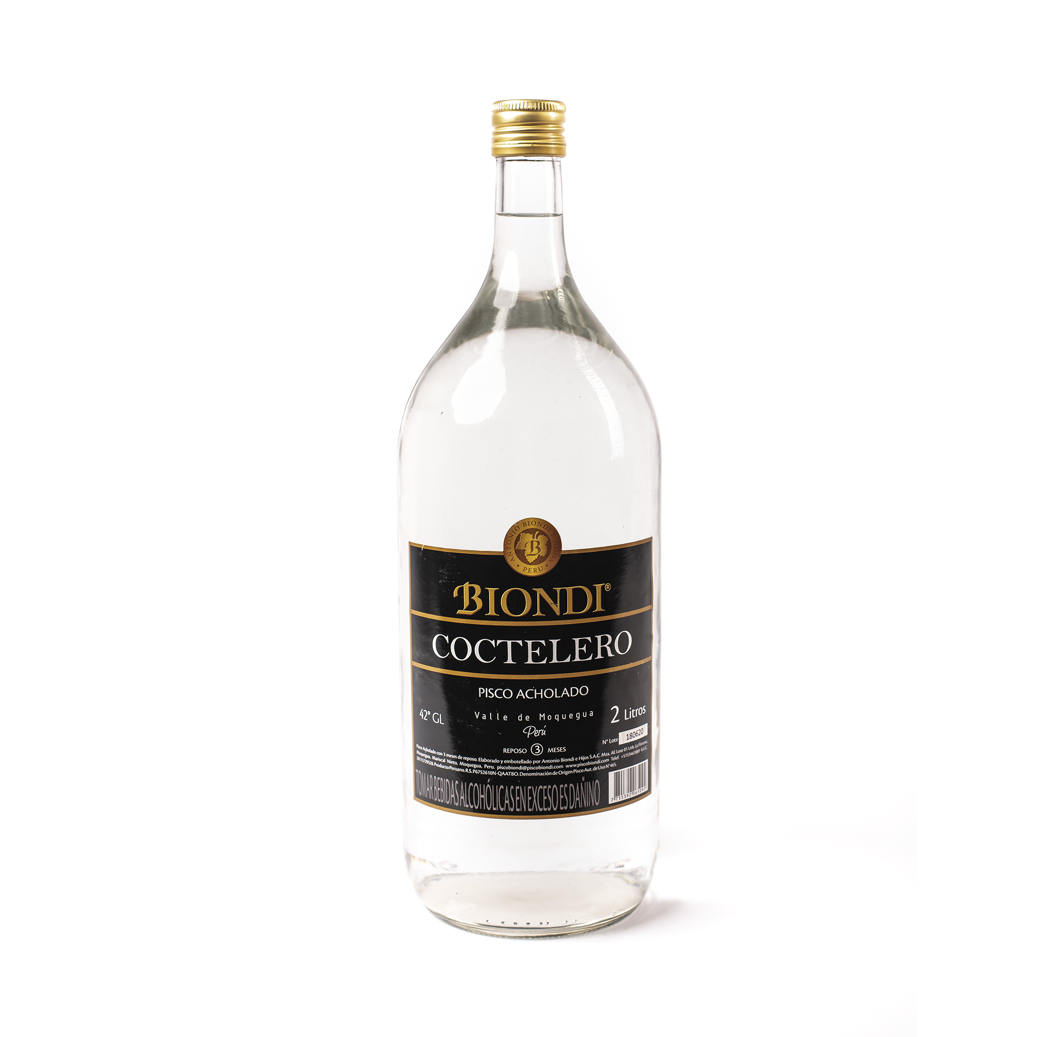 PISCO BIONDI COCTELERO ACHOLADO x 2LT