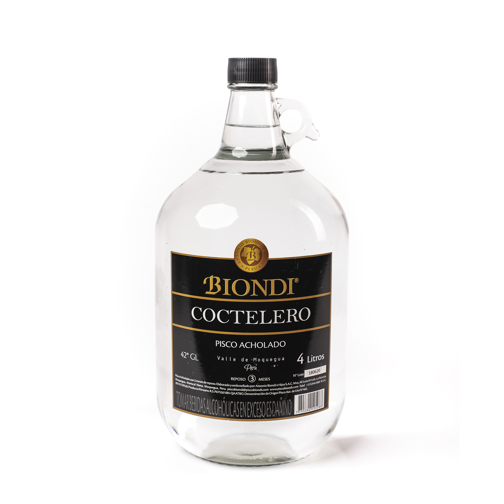 PISCO BIONDI COCTELERO ACHOLADO x 4LT