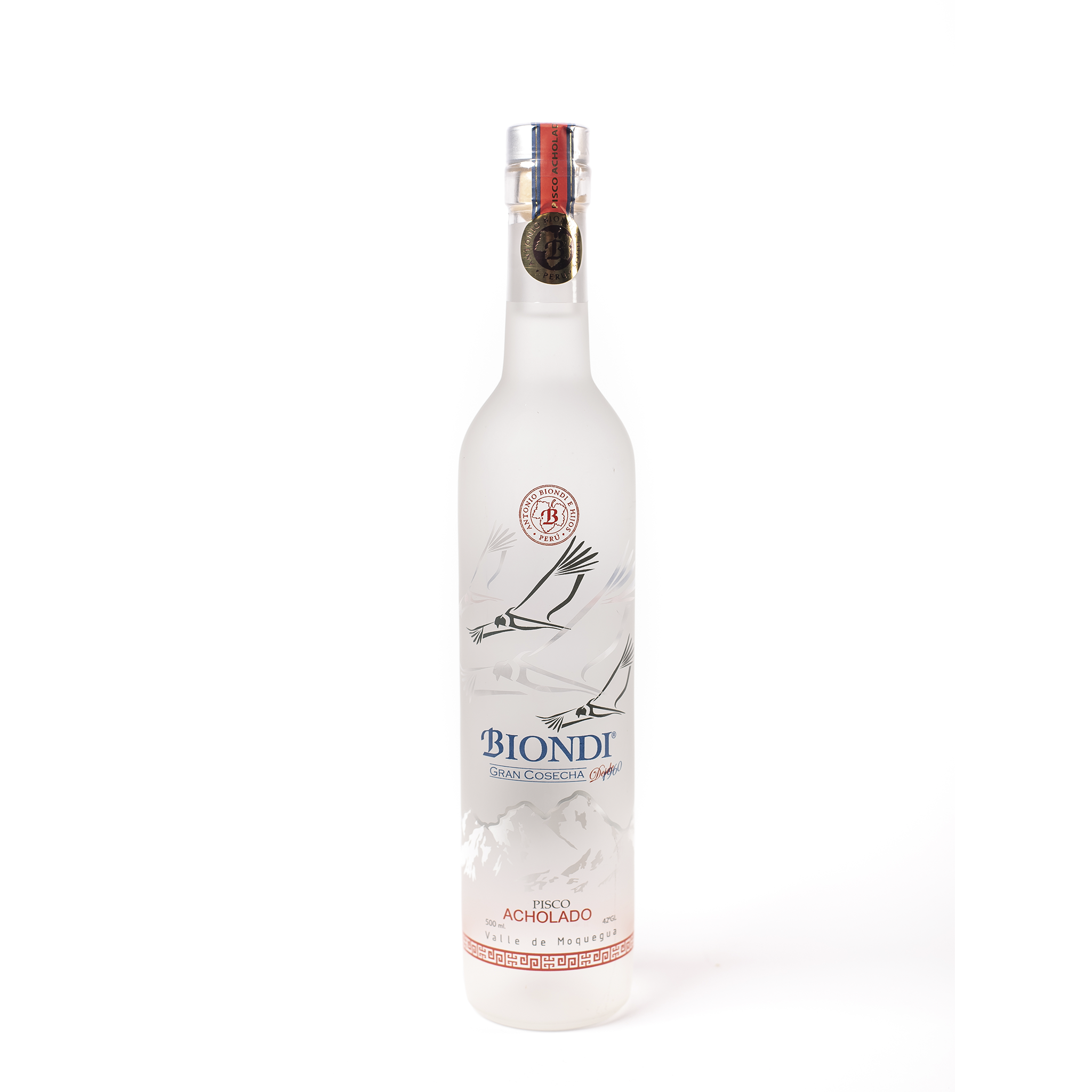 PISCO BIONDI GRAN COSECHA ACHOLADO x 500ML