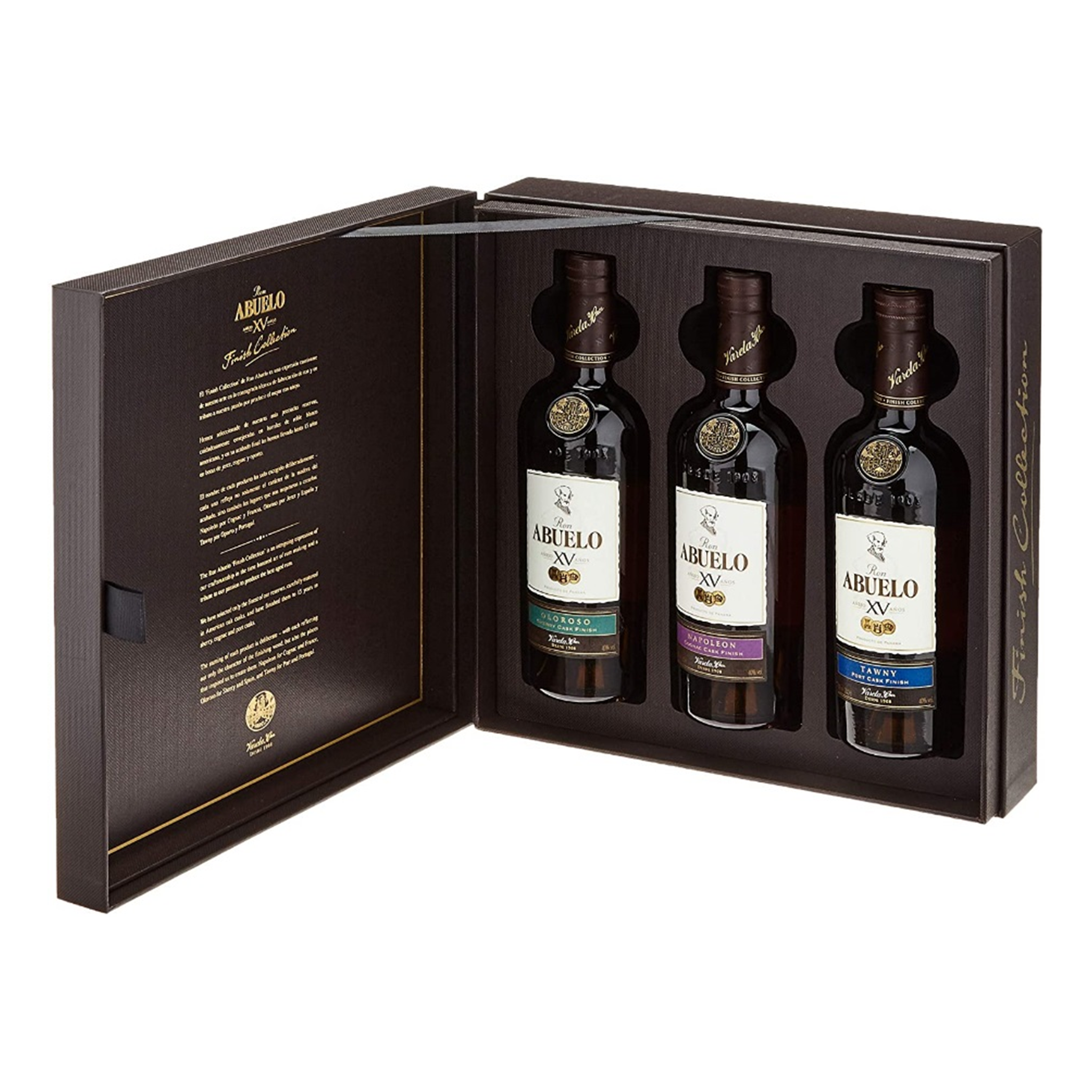 RON ABUELO XV AÑOS FINISH COLLECTION TRIPACK